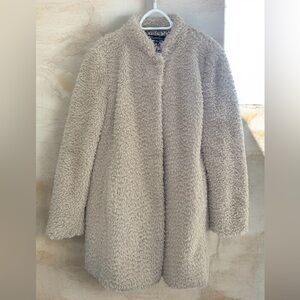Kenneth Cole Soft Plush Faux Fur Coat Size XL